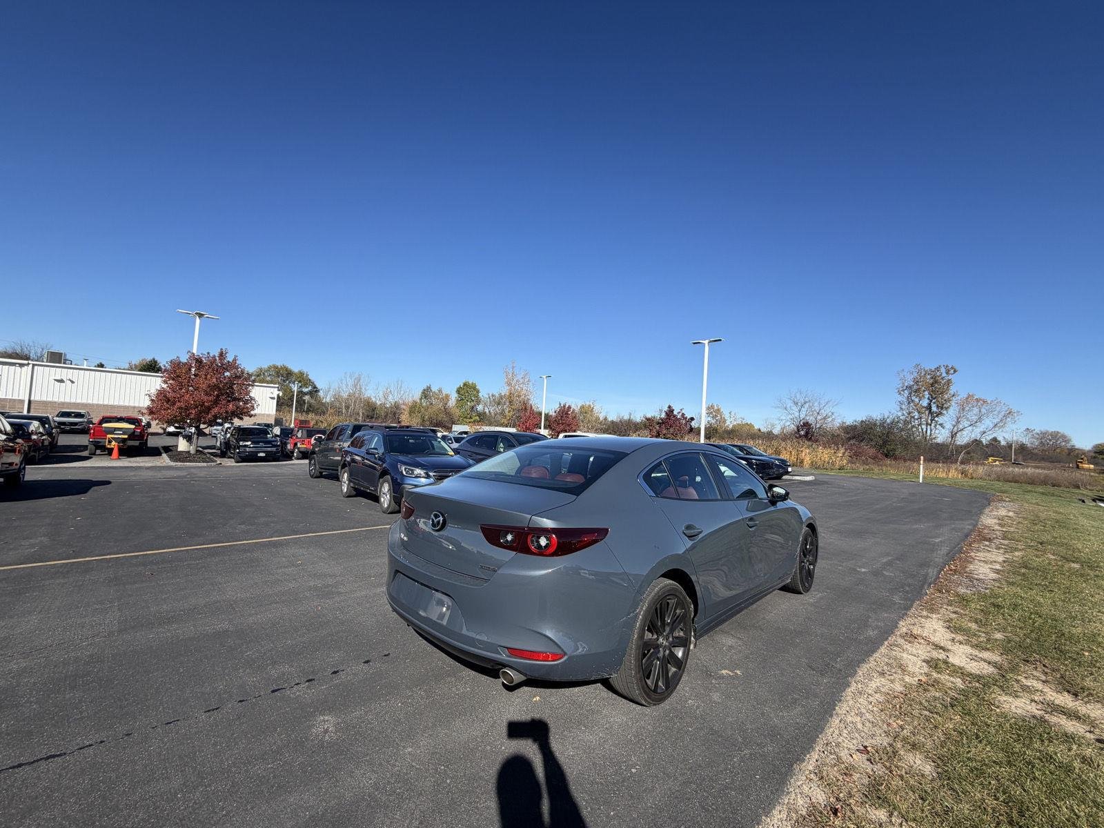 Used 2022 Polymetal Gray Metallic Mazda Carbon Edition image 8