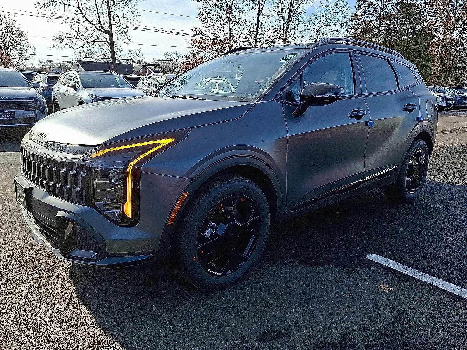 New 2026 Shadow Matte Gray Kia X-Line image 3