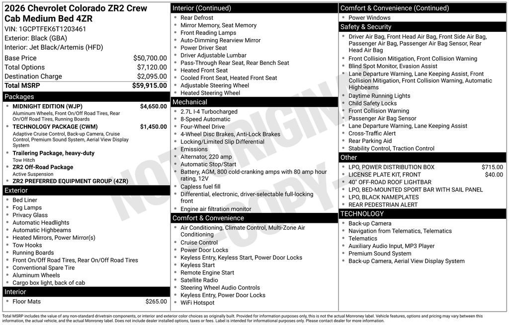 2026 Chevrolet Colorado ZR2 - Photo 37