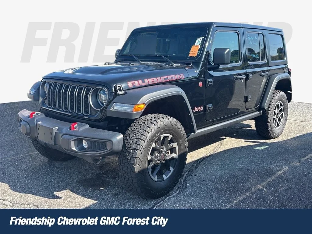 Used 2025 Black Jeep Rubicon image 1