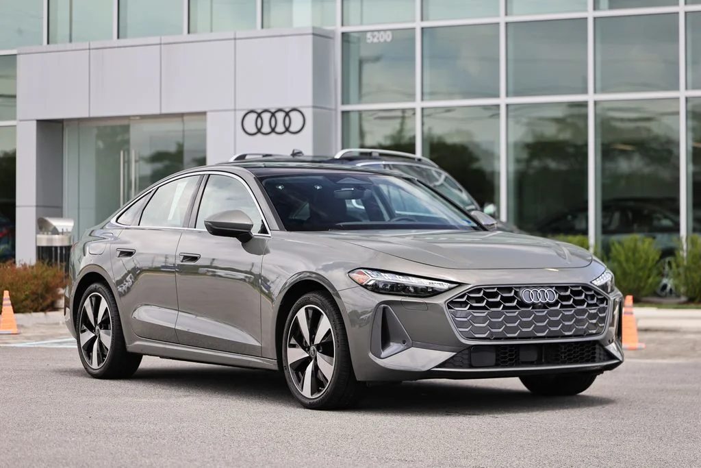Used 2025 Gray Metallic Audi 2.0T Premium Plus image 2