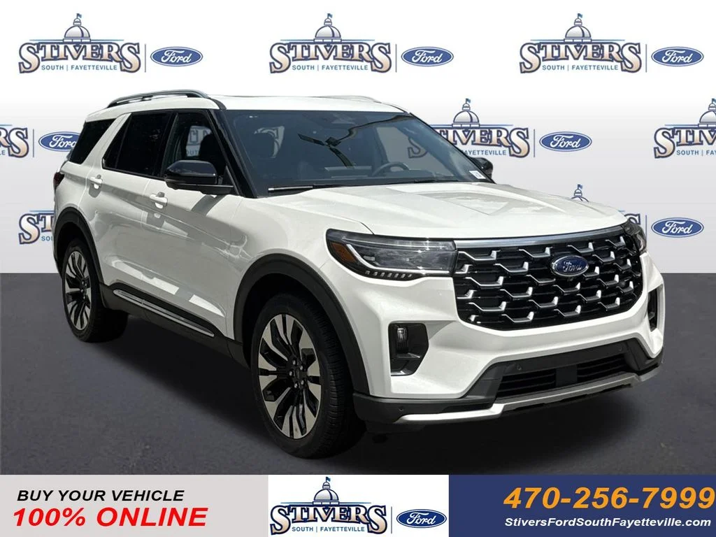 New 2026 White Ford Platinum image 1