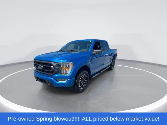 Used 2021 Blue Ford XLT image 4