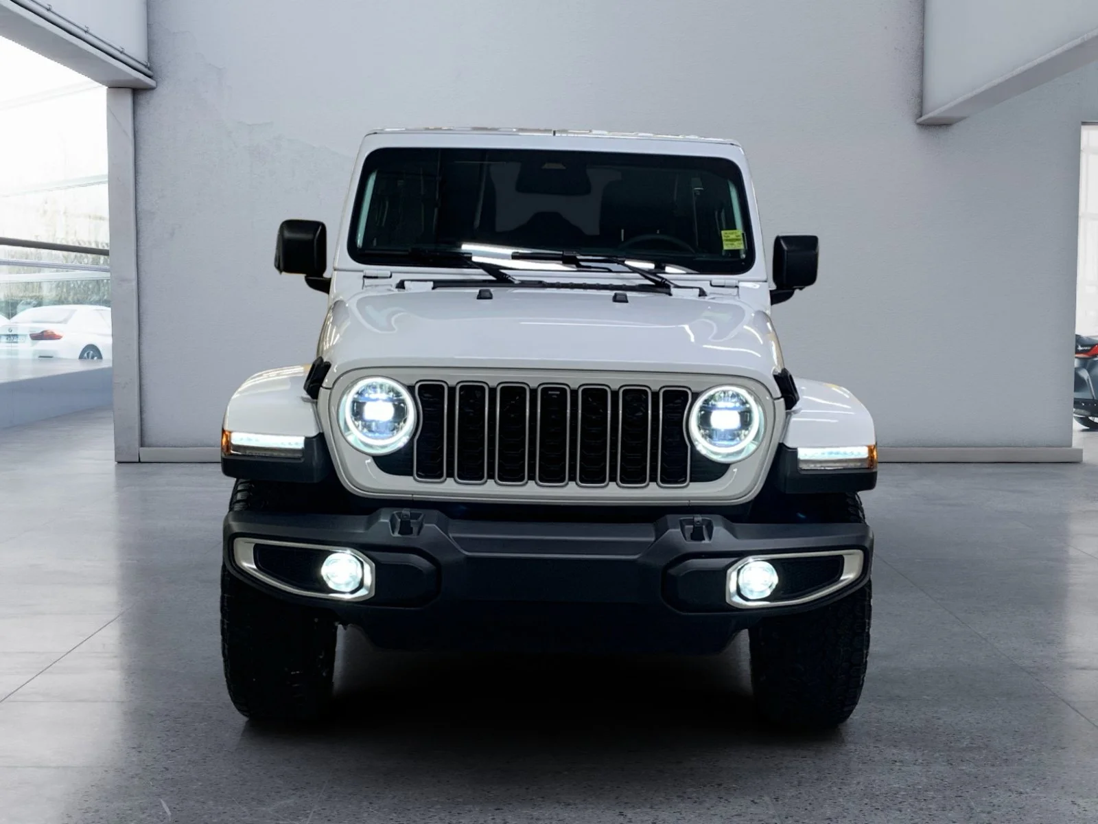 New 2026 Bright White Jeep Sahara image 6