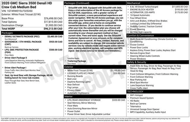 Certified Used 2020 White GMC Denali image 41