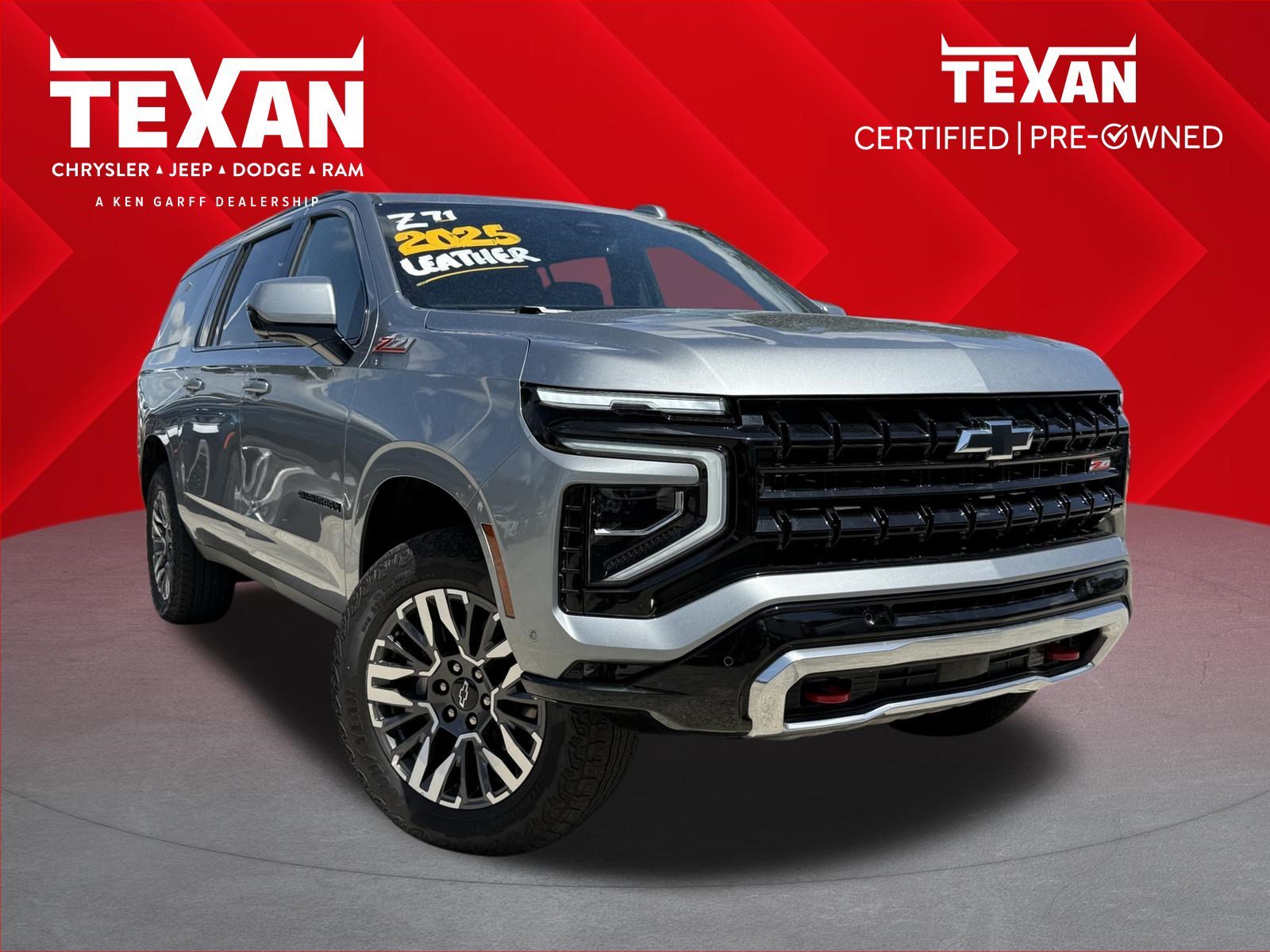 Used 2025 Sterling Gray Metallic Chevrolet Z71 image 1