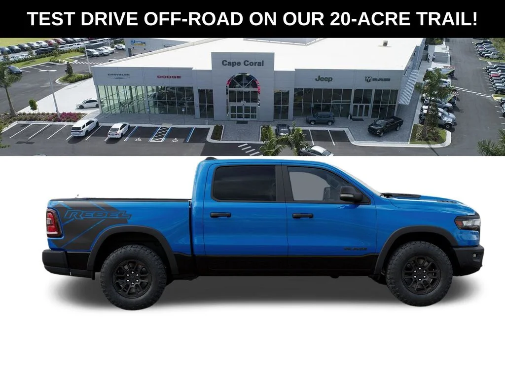 New 2026 Hydro Blue Pearl-Coat Exterior Paint RAM Rebel image 23