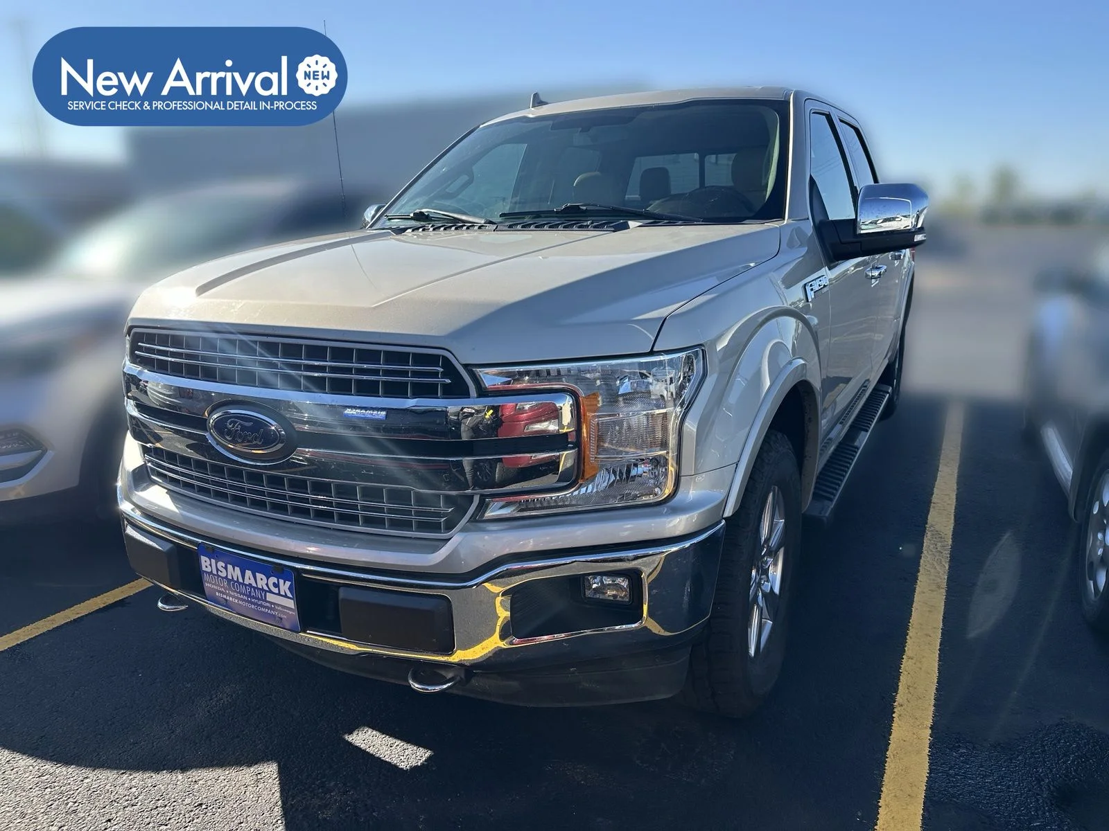 Used 2018 Gold Ford Lariat image 1