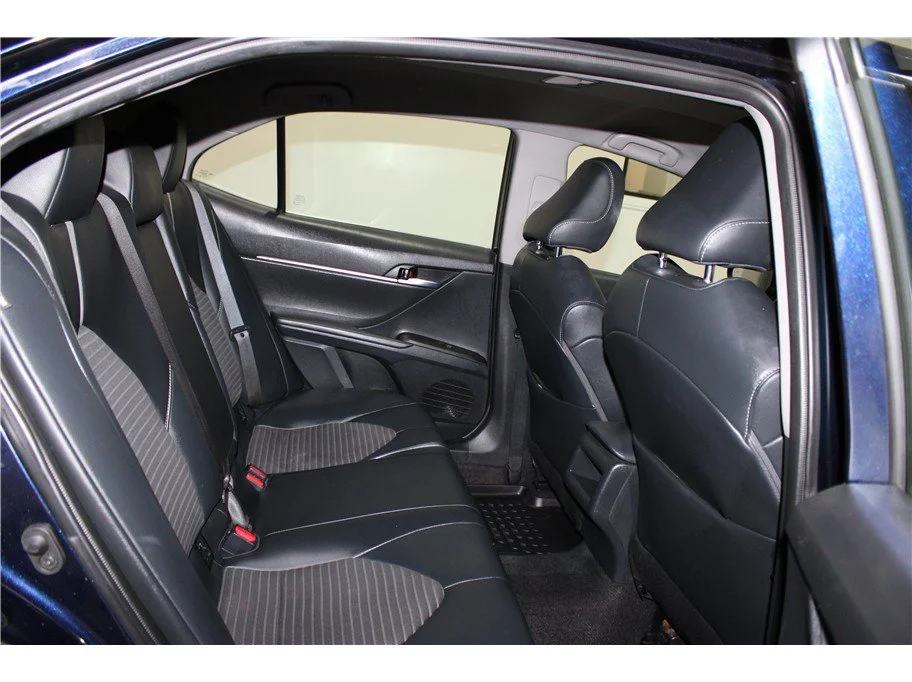 Used 2021 Blue Toyota SE Sedan 4D image 21