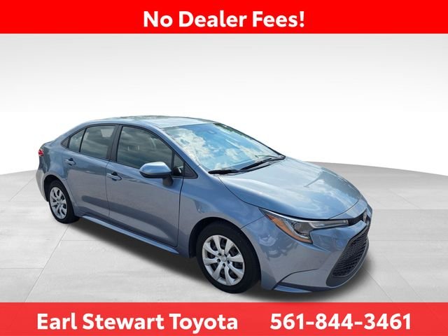 Used 2022 Blue Toyota LE image 2