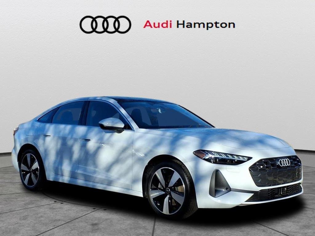 Used 2025 Glacier White Metallic Audi Premium Plus image 3