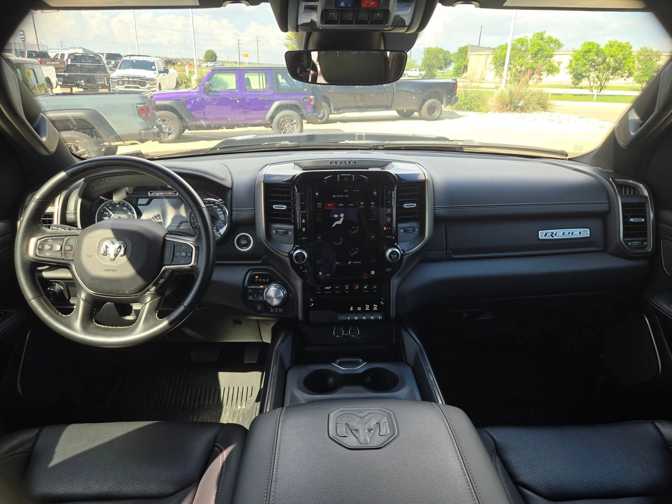 Used 2021 Maximum Steel Metallic Clearcoat Ram Rebel image 15