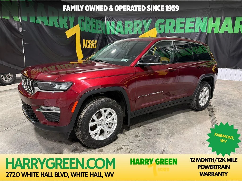 Used 2023 Velvet Red Pearlcoat Jeep Limited image 1
