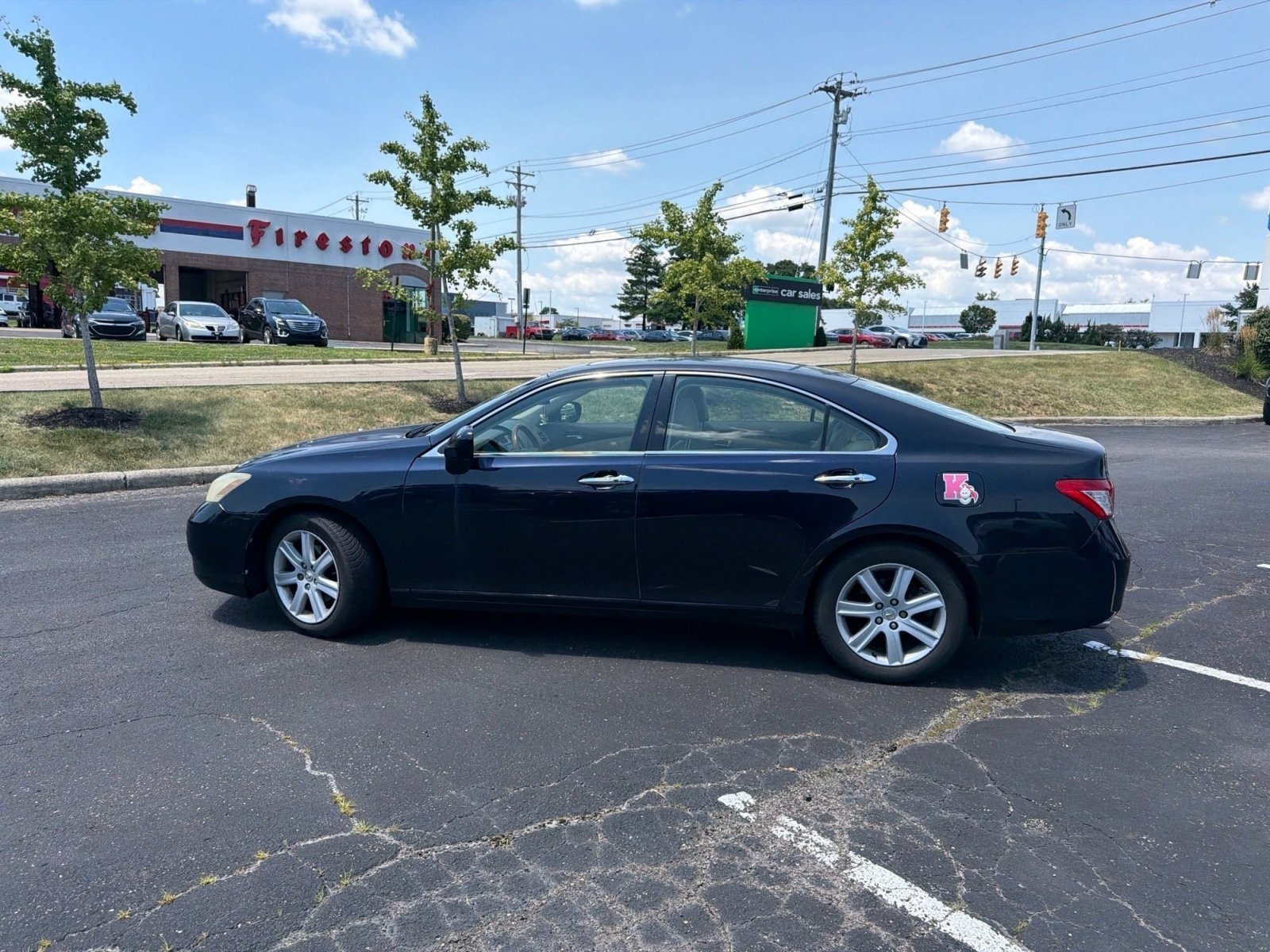 Used 2007 Black Sapphire Lexus 350 image 2