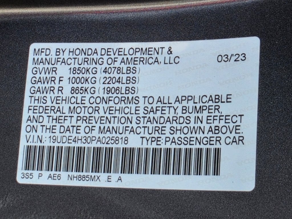 Certified Used 2023 Gray Acura A-Spec Package image 36