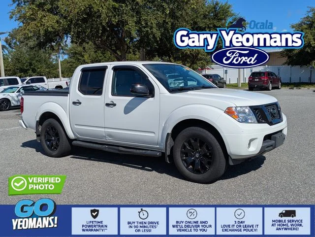 Certified Used 2021 Glacier White Nissan SV image 1