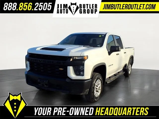Used 2020 SUMMIT WHITE Chevrolet Work Truck image 1
