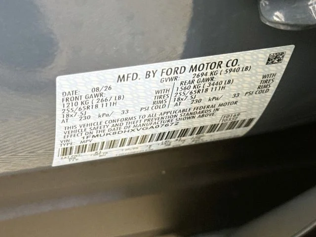 New 2027 Vapor Blue Metallic Ford Active image 32