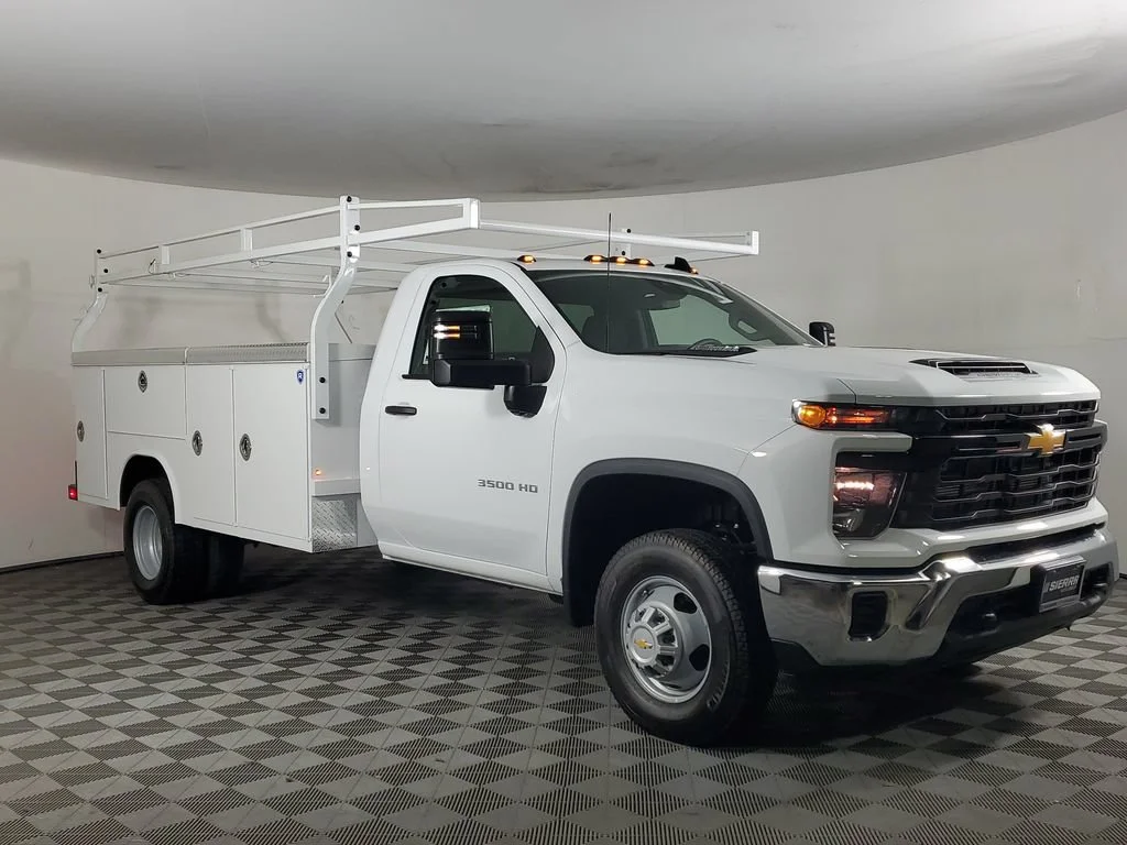 New 2026 Summit White Chevrolet Work Truck image 3