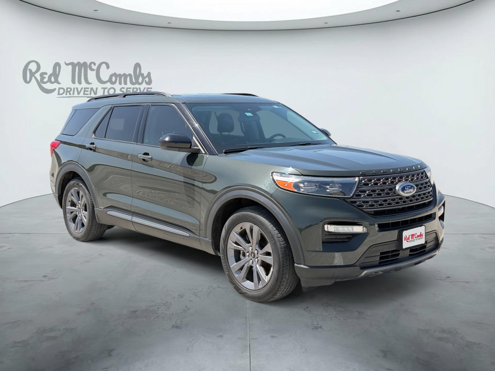 Used 2022 Forged Green Metallic Ford XLT image 3