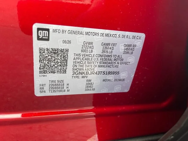 New 2026 Radiant Red Tintcoat Chevrolet 3LT image 33