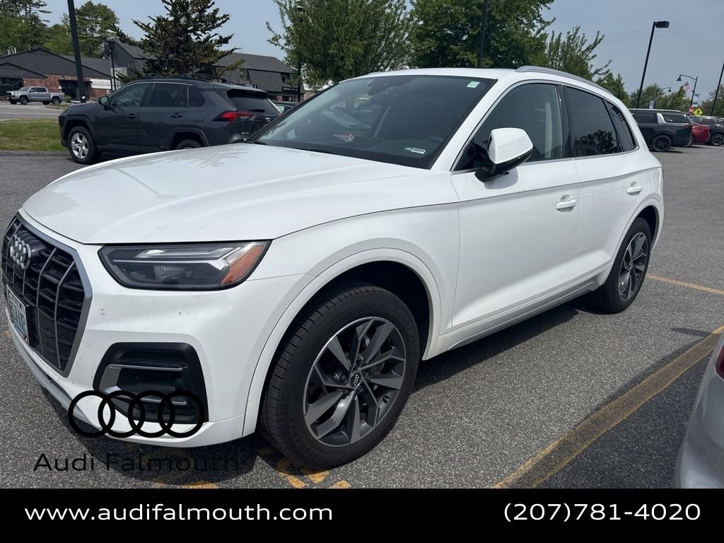 Used 2021 White Audi 45 Premium Plus image 2