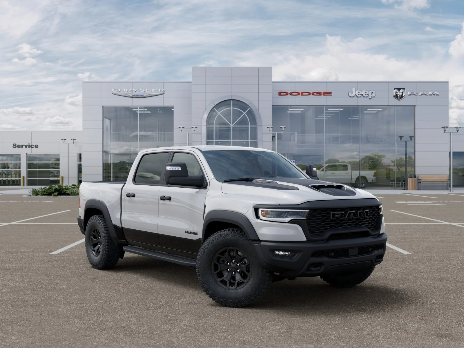 New 2026 Bright White Clear-Coat Exterior Paint RAM RHO image 38