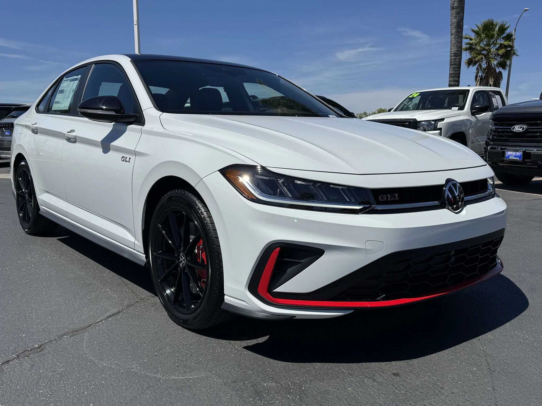 New 2026 Pure White w/Deep Black Roof Volkswagen Autobahn image 1