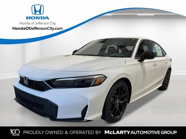 New 2026 Platinum White Pearl Honda Sport image 1