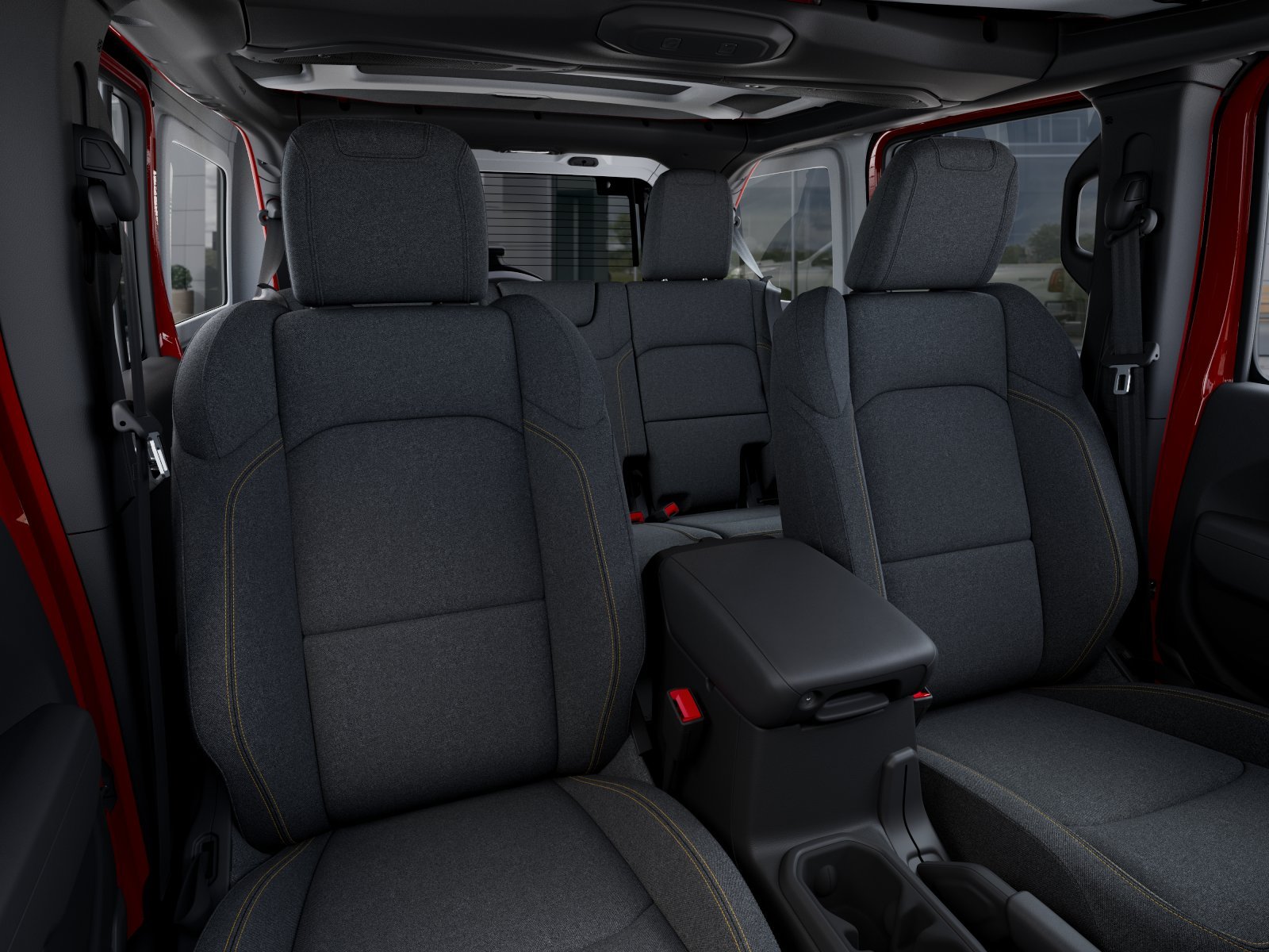 New 2026 Firecracker Red Clear-Coat Exterior Paint Jeep WRANGLER 4-DOOR WILLYS image 42