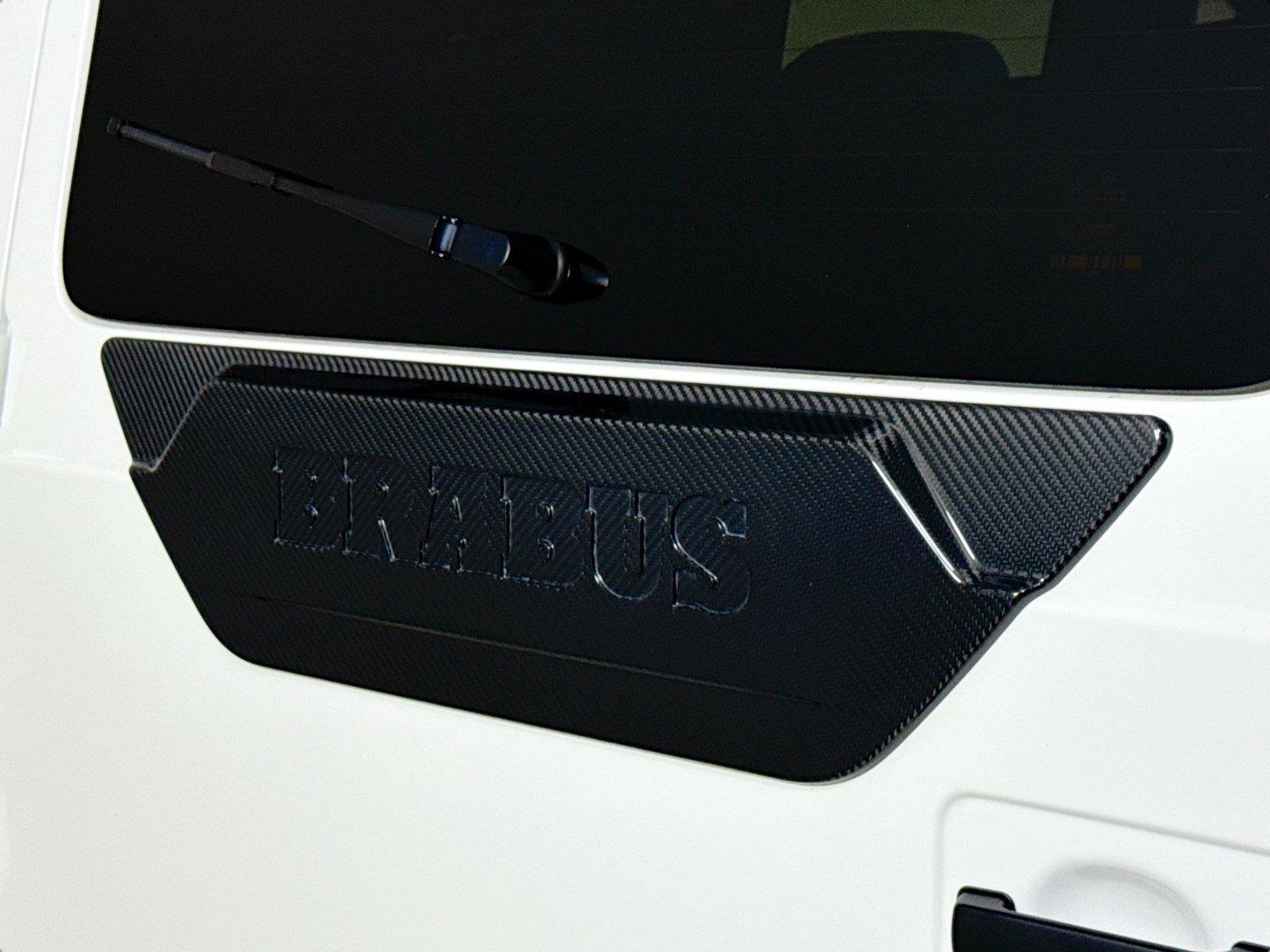Used 2024 Polar White Mercedes-Benz AMG® G 63  Brabus Custom Widebody / Custom Tiffany Interior image 37