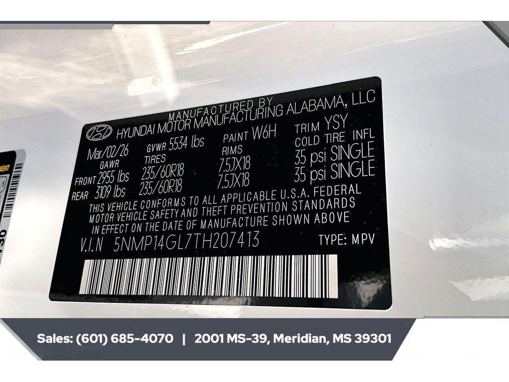 New 2026 Serenity White Hyundai SE FWD image 7