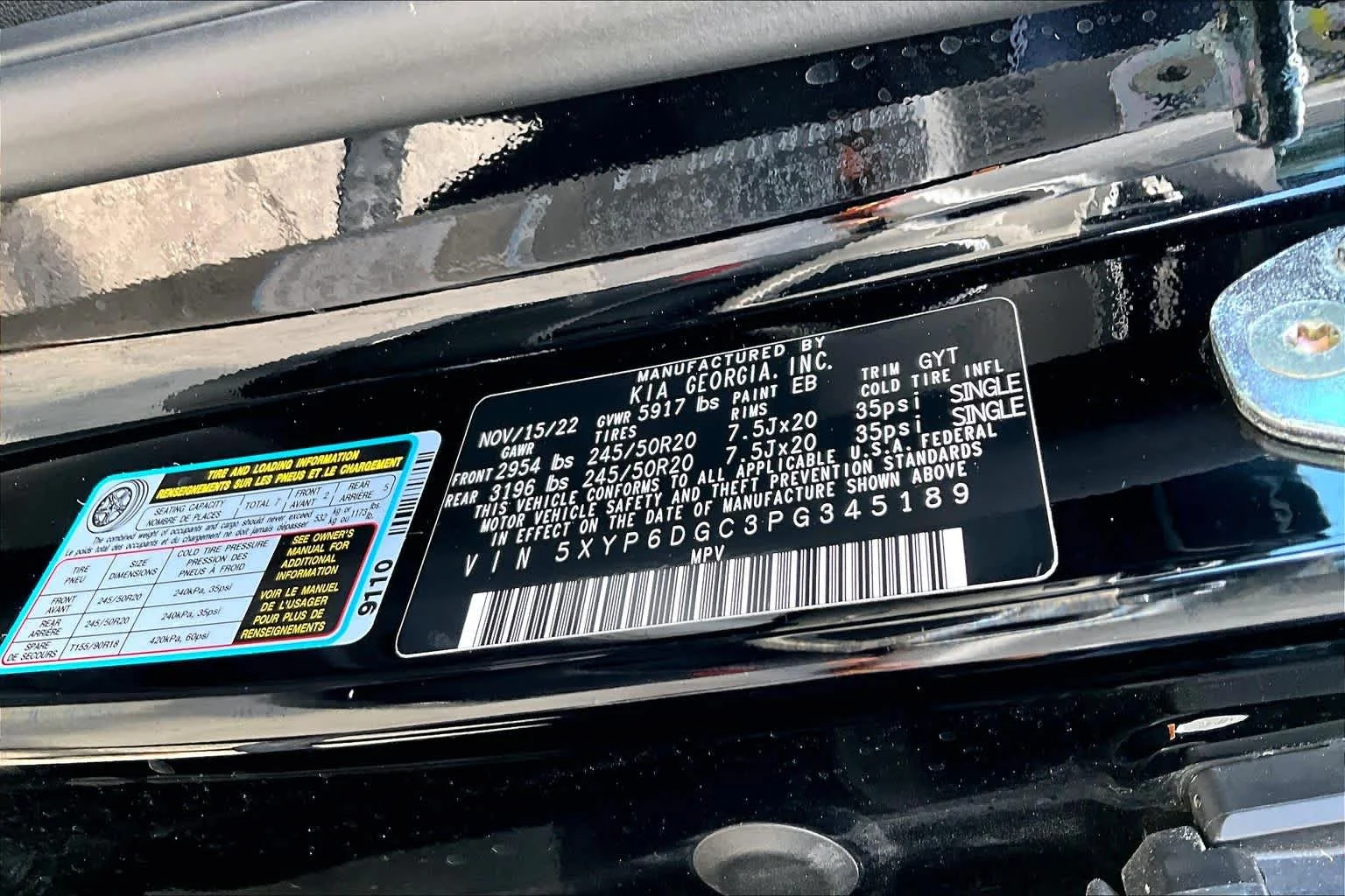 Used 2023 Ebony Black Kia S image 68