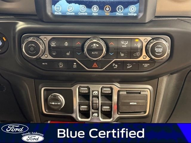 Certified Used 2020 Bright White Clearcoat Jeep Unlimited Rubicon image 17
