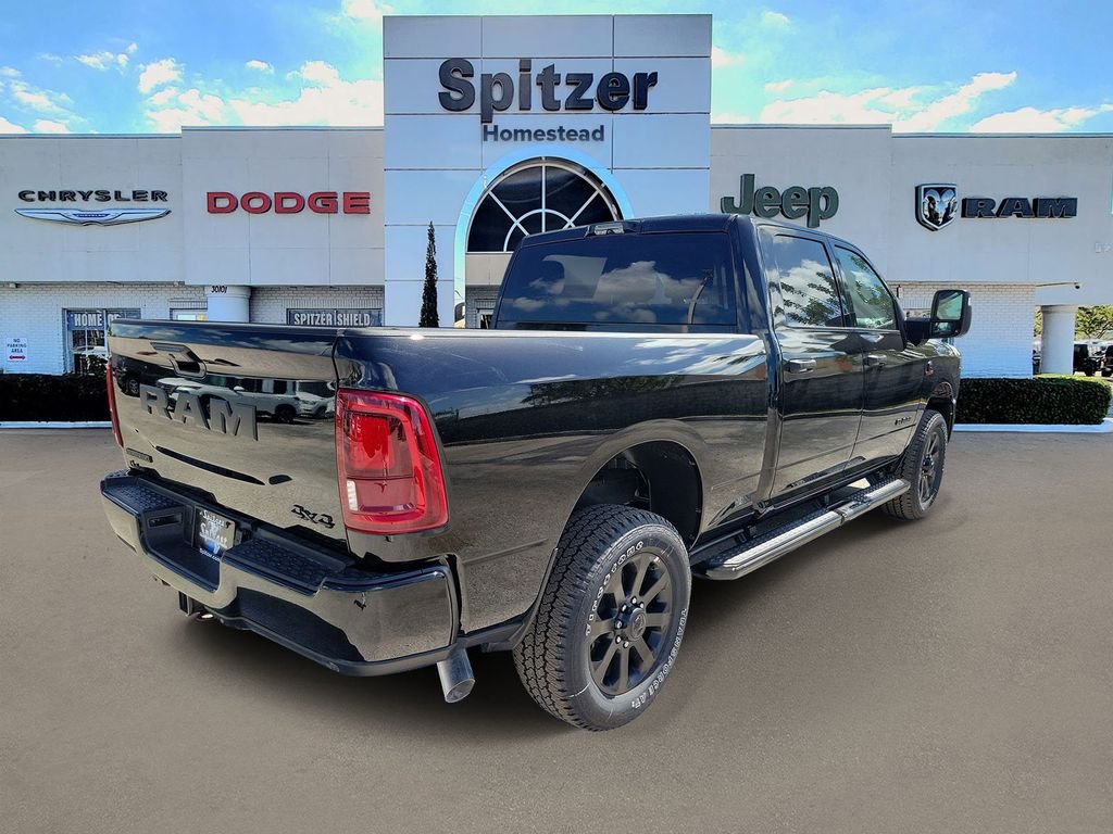 New 2026 Diamond Black Crystal Pearl-Coat Exterior Paint RAM Big Horn image 2