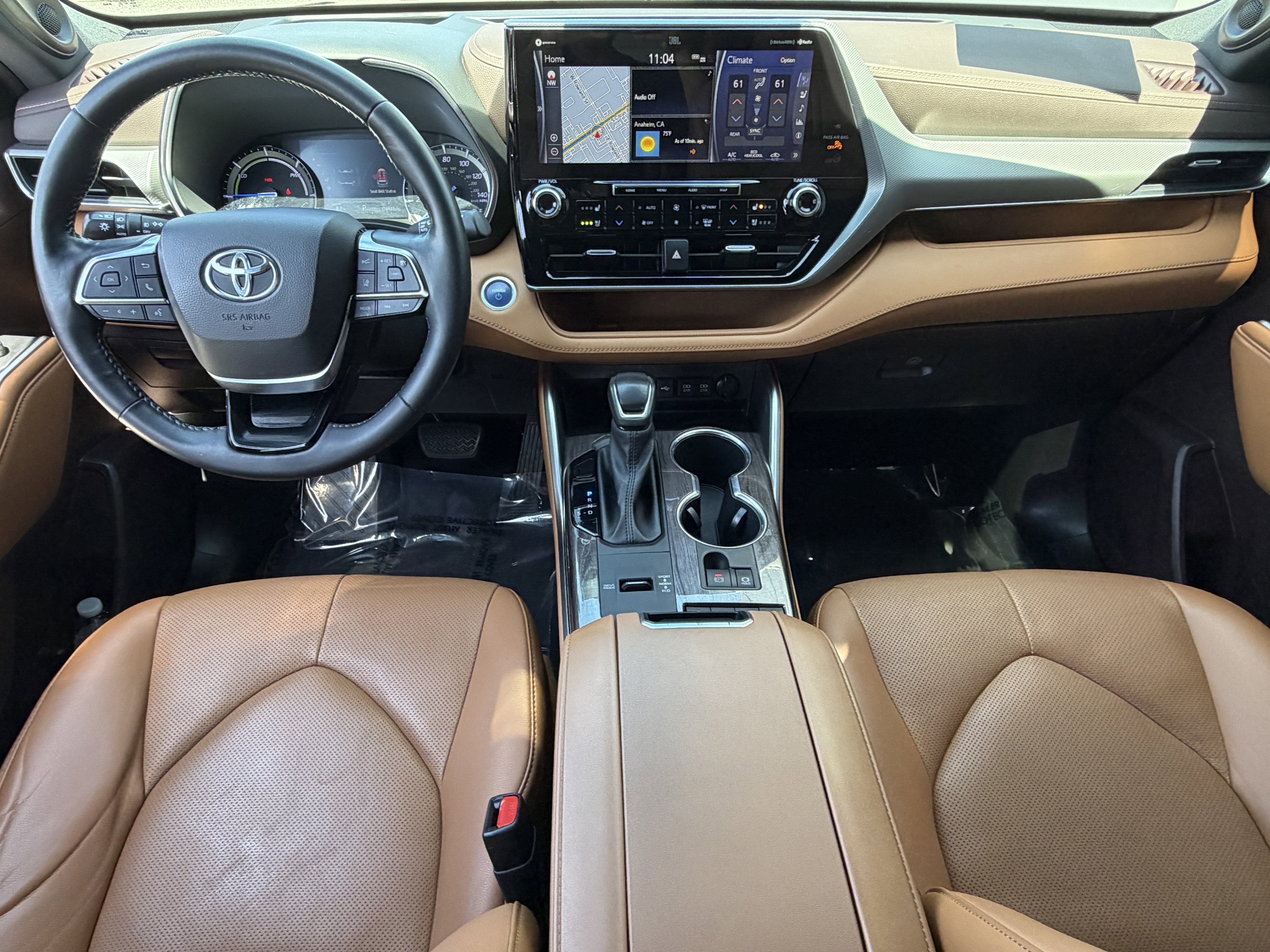 Used 2021 Midnight Black Metallic Toyota Hybrid Platinum image 27