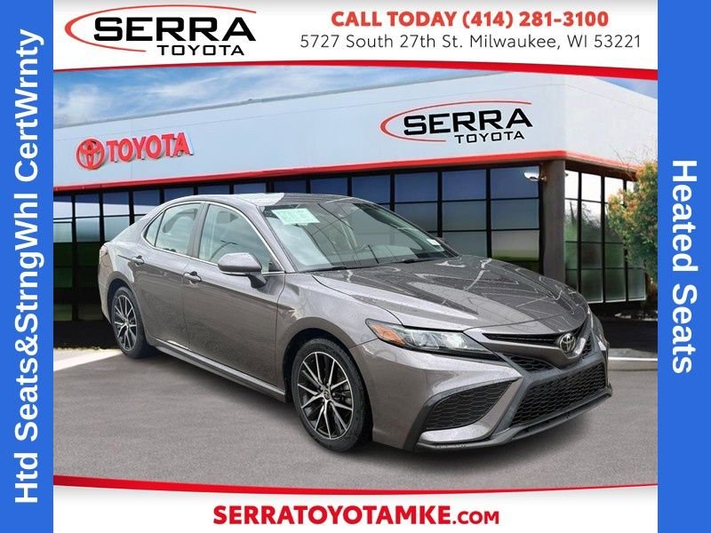 Certified Used 2022 PREDAWN GRAY MICA Toyota SE image 1