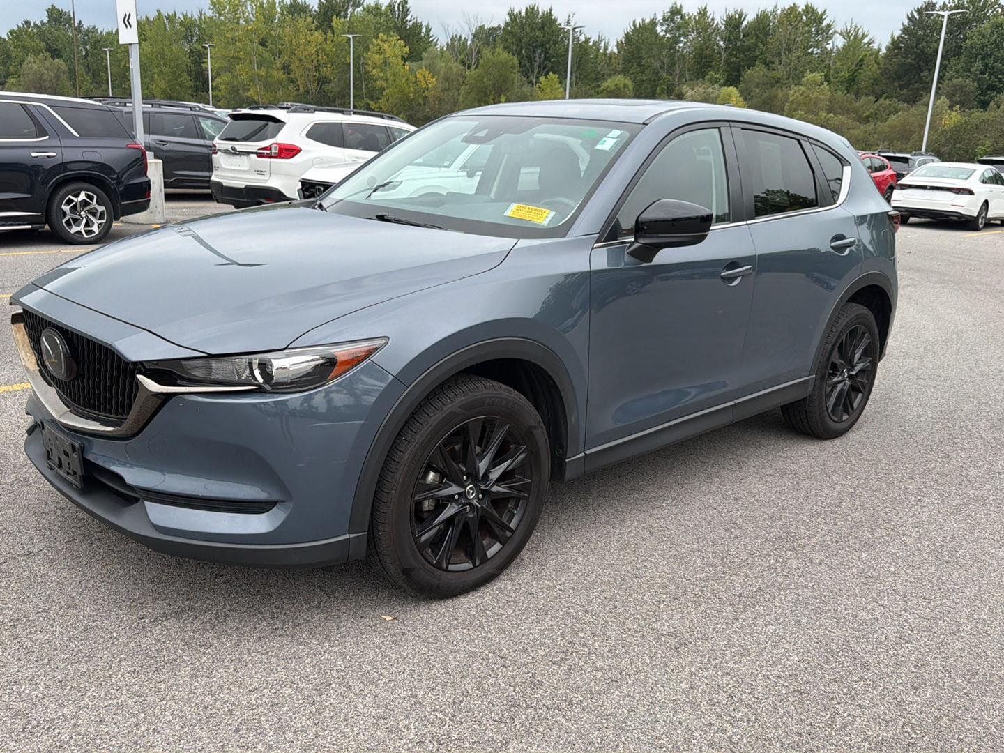 Used 2021 Polymetal Gray Mazda Carbon Edition image 7