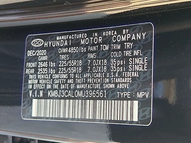 Used 2021 Black Hyundai SEL image 26