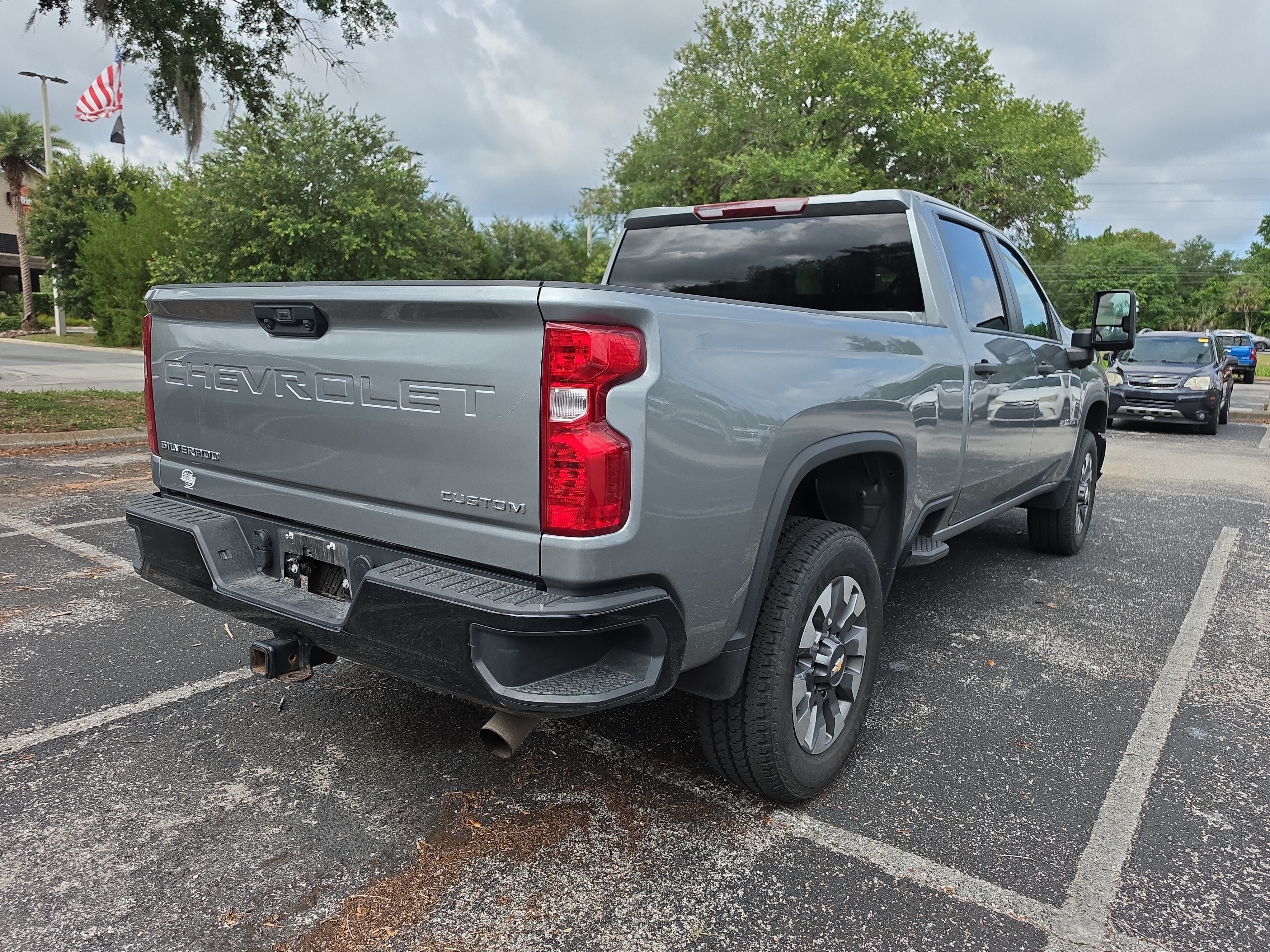 Used 2024 Sterling Gray Metallic Chevrolet Custom image 3