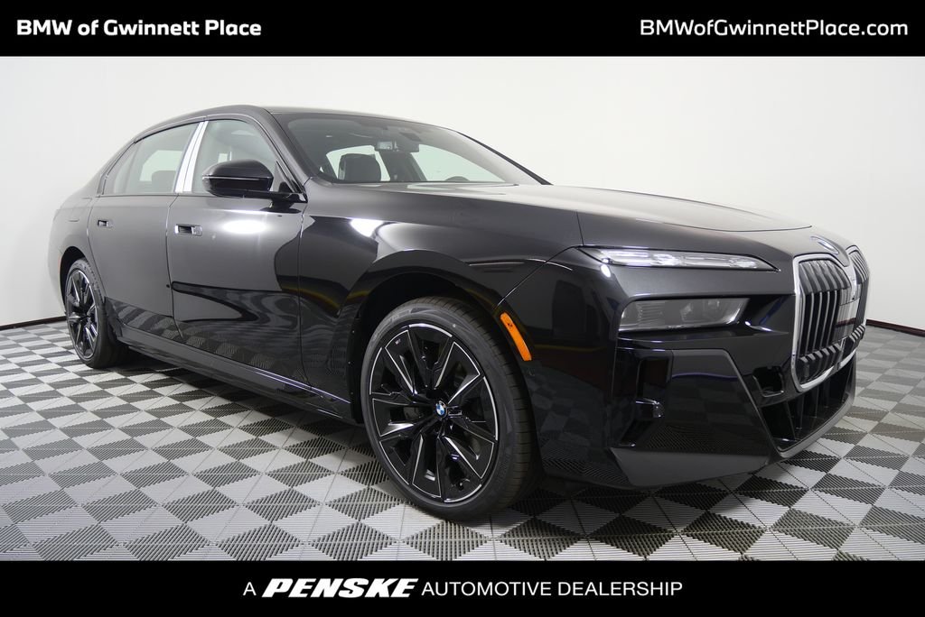 Used 2026 Black Sapphire Metallic BMW 750e xDrive image 1