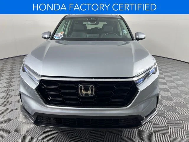 Certified Used 2025 Solar Silver Metallic Honda EX-L image 2