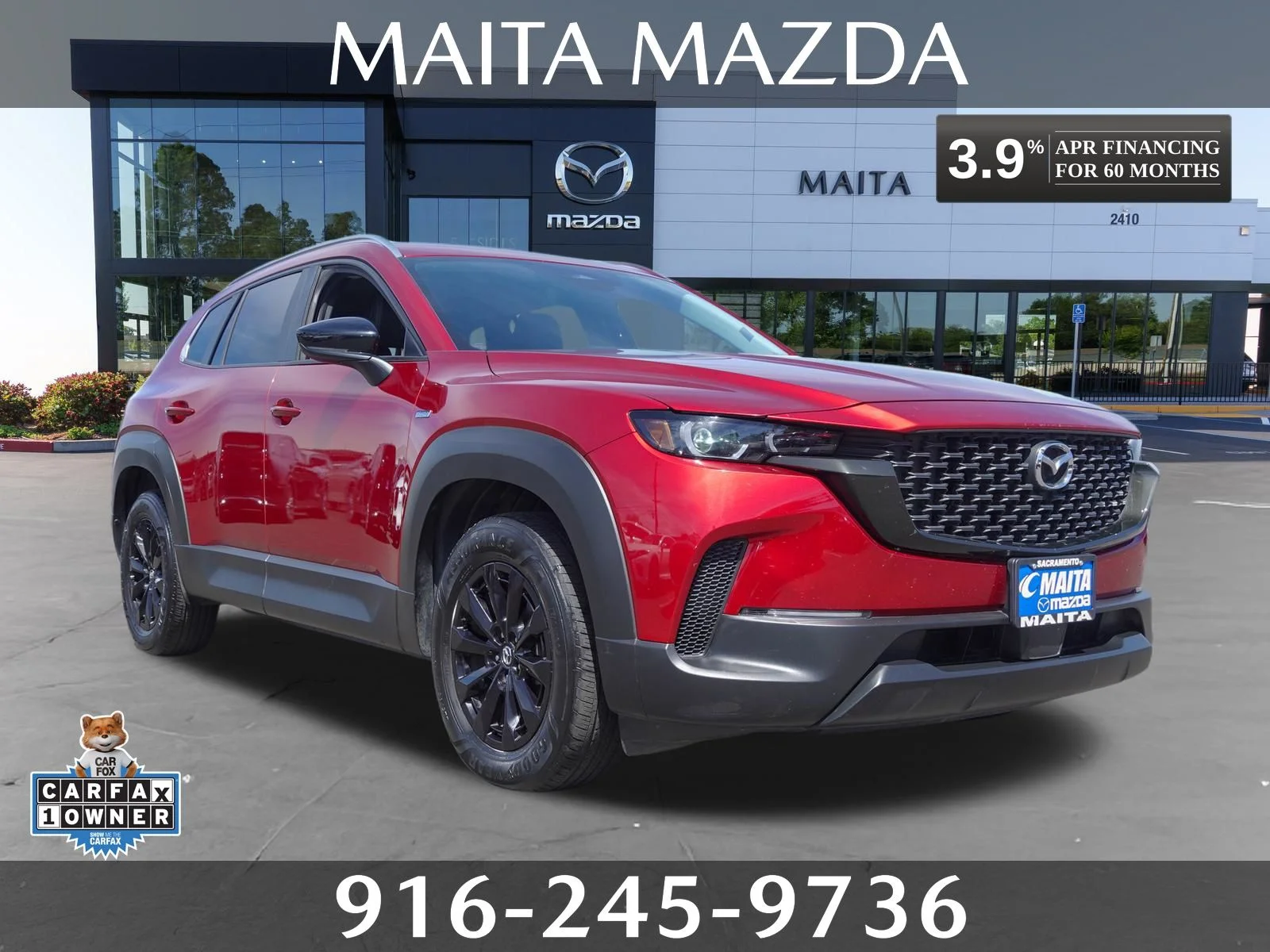 Certified Used 2025 Soul Red Crystal Metallic Mazda Preferred image 1