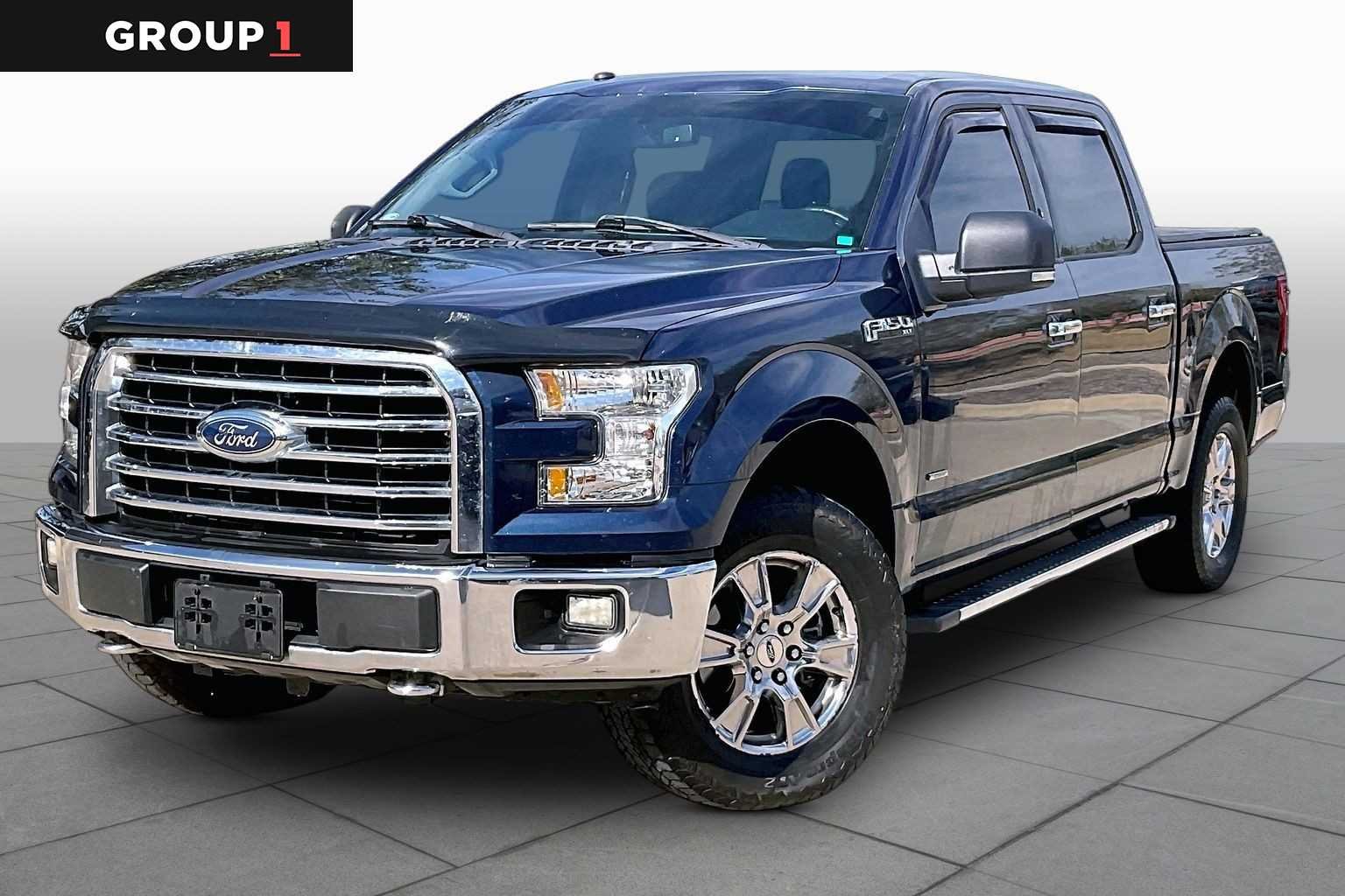 Used 2017 Blue Jeans Metallic Ford XLT image 1