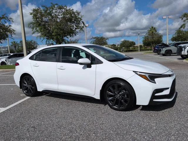 Certified Used 2025 White Toyota SE image 2
