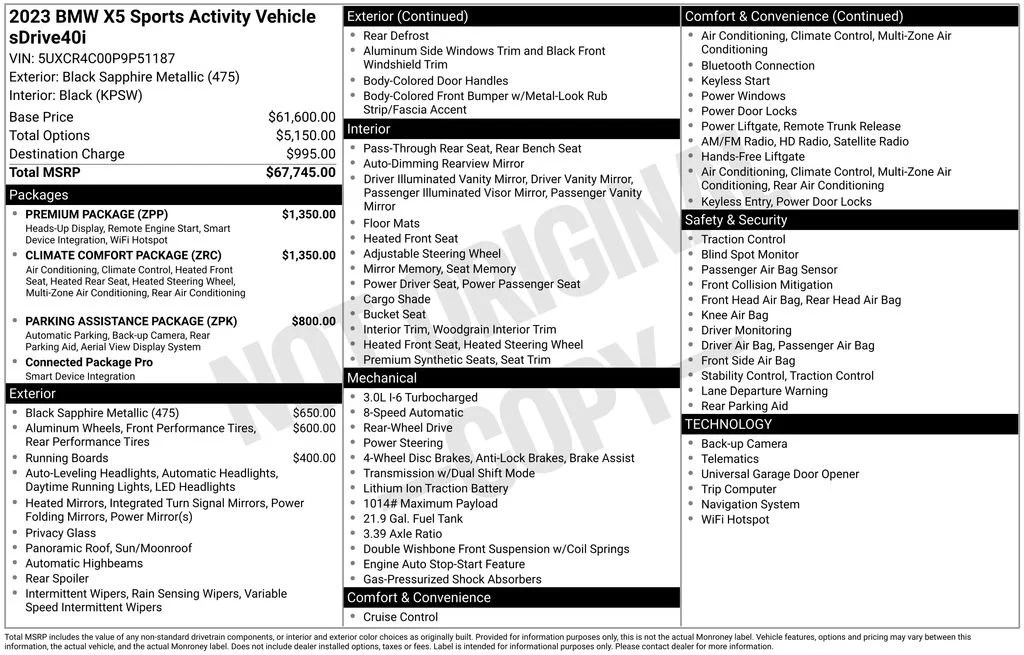 2023 BMW X5 sDrive40i's photo