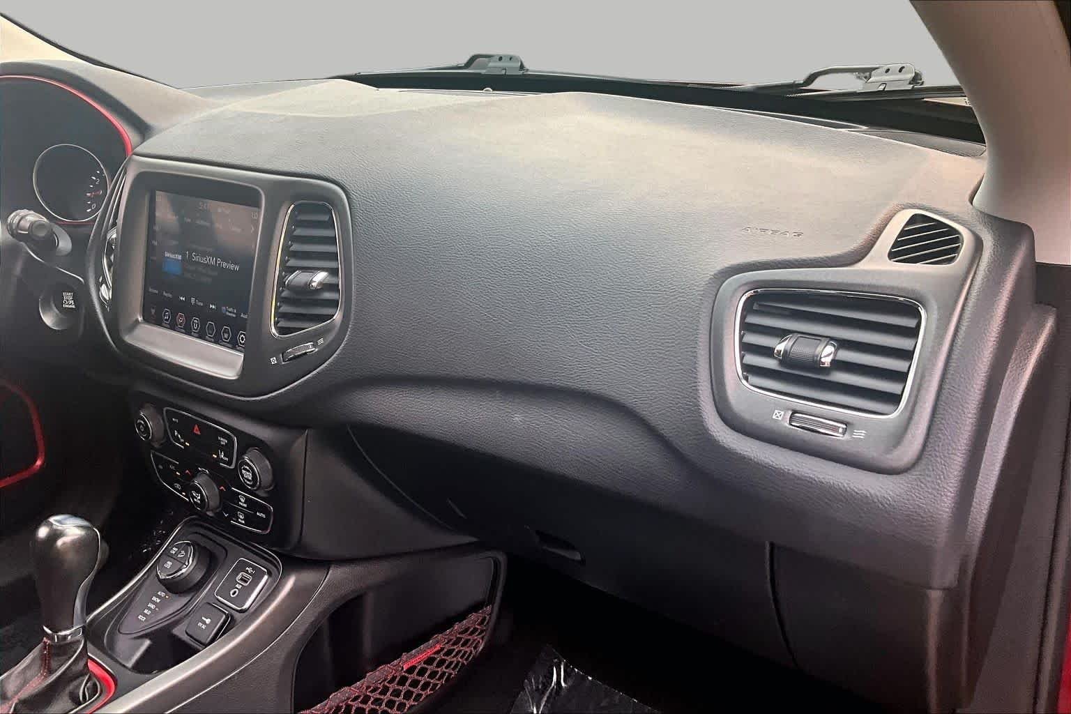Used 2021 Velvet Red Pearlcoat Jeep Trailhawk image 17