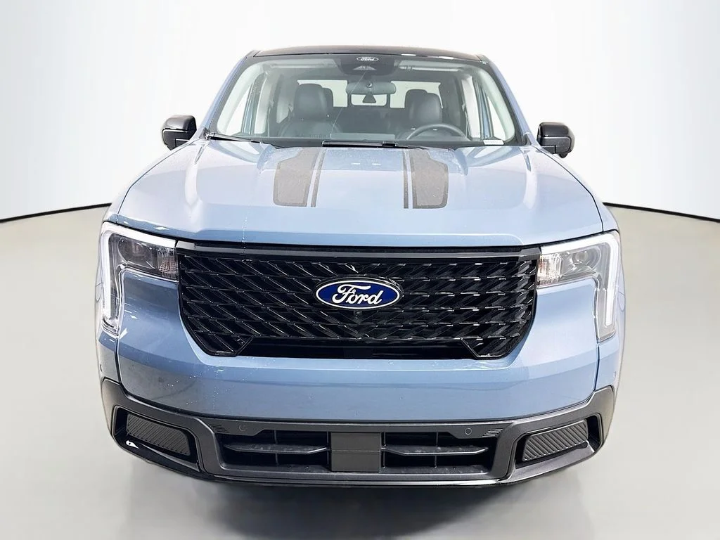 New 2026 Azure Gray Metallic Tri-Coat Ford Lariat® image 2
