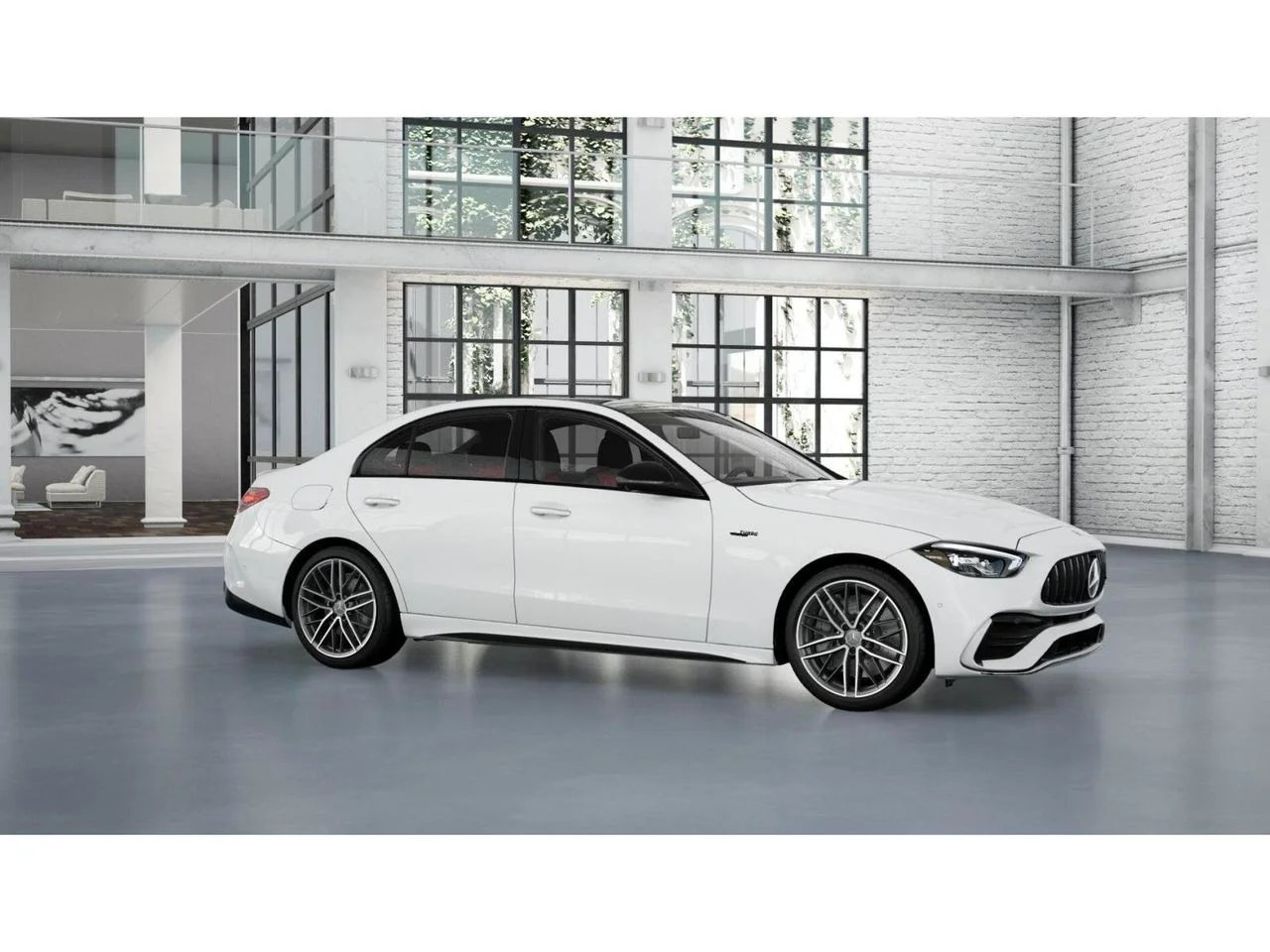 New 2026 Polar White Mercedes-Benz AMG® C 43 4MATIC® Sedan image 13