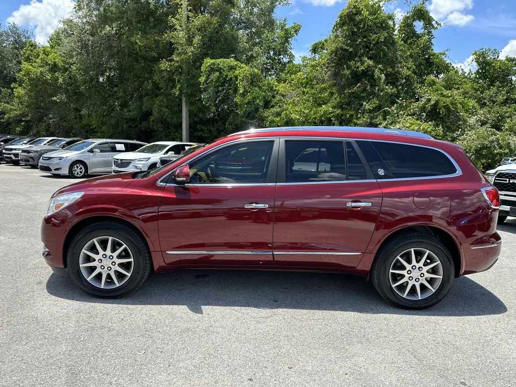 Certified Used 2017 Crimson Red Buick Leather Group image 4